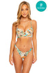 Luli Fama Untamed High Leg Ruched Brack Brazilian Bottom